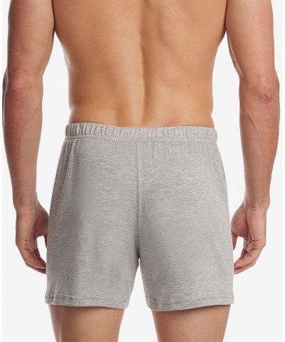 Men's Premium Cotton Knit Boxers, Pack of 2 Gray $28.03 Underwear