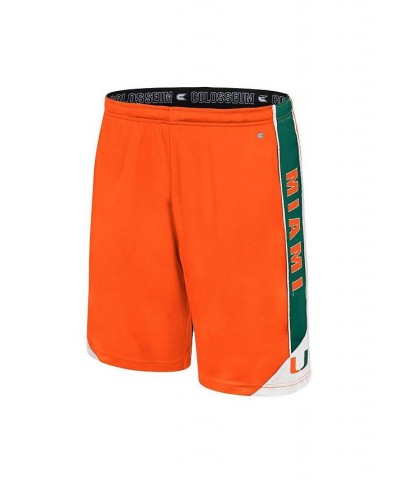 Men's Orange Miami Hurricanes Haller Shorts $25.64 Shorts