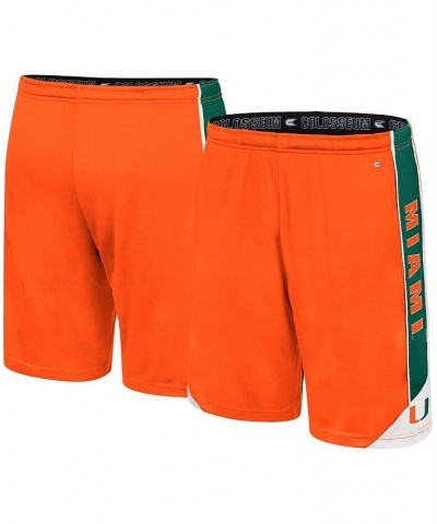 Men's Orange Miami Hurricanes Haller Shorts $25.64 Shorts