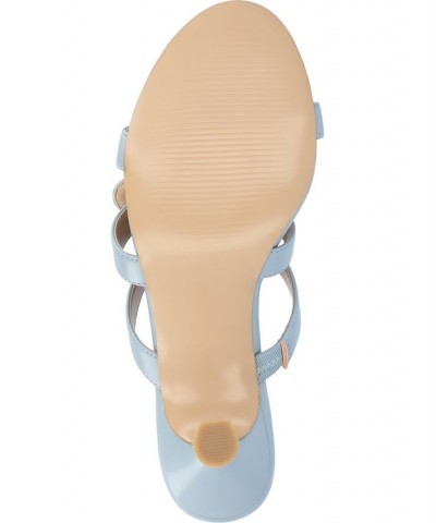 Women's Kristina Slip-on Heel Blue $43.70 Shoes