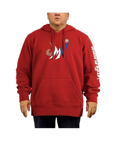 Men's Red Washington Wizards 2021/22 City Edition Big and Tall Pullover Hoodie $27.06 Sweatshirt