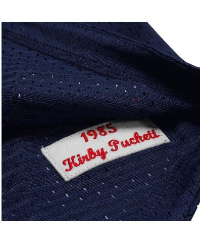 Men's Kirby Puckett Navy Minnesota Twins 1985 Authentic Cooperstown Collection Mesh Batting Practice Jersey $36.30 Jersey