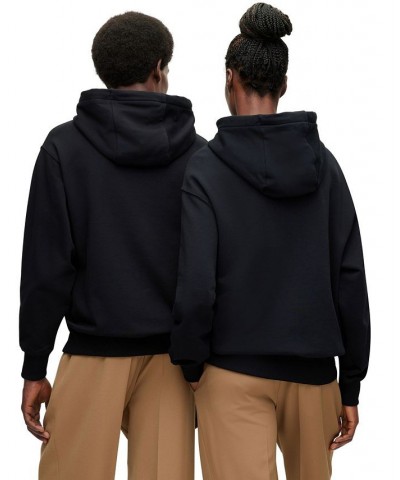 BOSS Unisex Relaxed-Fit Hoodie Black $80.92 Sweatshirt