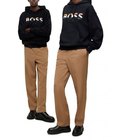 BOSS Unisex Relaxed-Fit Hoodie Black $80.92 Sweatshirt