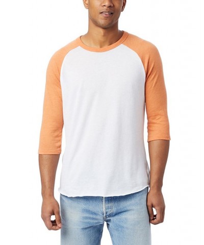 Men's Keeper Eco Jersey Baseball T-shirt White, Southern Orange $29.70 T-Shirts