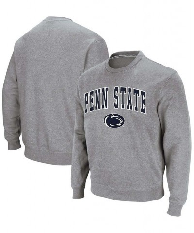 Men's Heather Gray Penn State Nittany Lions Arch Logo Crew Neck Sweatshirt $21.15 Sweatshirt