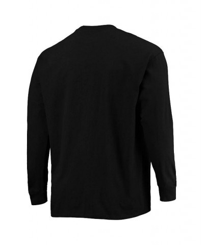 Men's Black Iowa Hawkeyes Big and Tall 2-Hit Long Sleeve T-shirt $22.50 T-Shirts