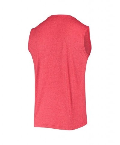 Men's Scarlet San Francisco 49ers Brushed Sleeveless Tank Top $19.03 T-Shirts