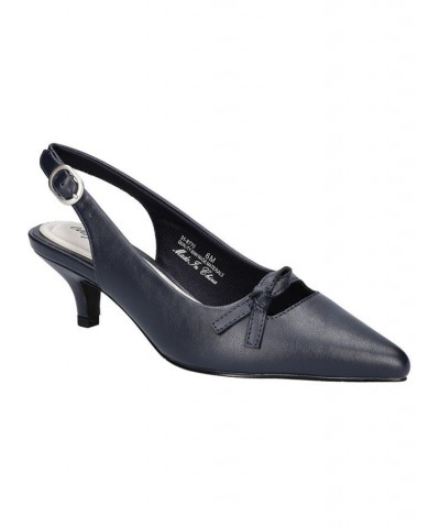 Women's Emerin Slingback Pumps Blue $35.00 Shoes