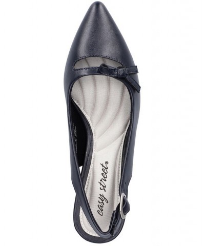 Women's Emerin Slingback Pumps Blue $35.00 Shoes