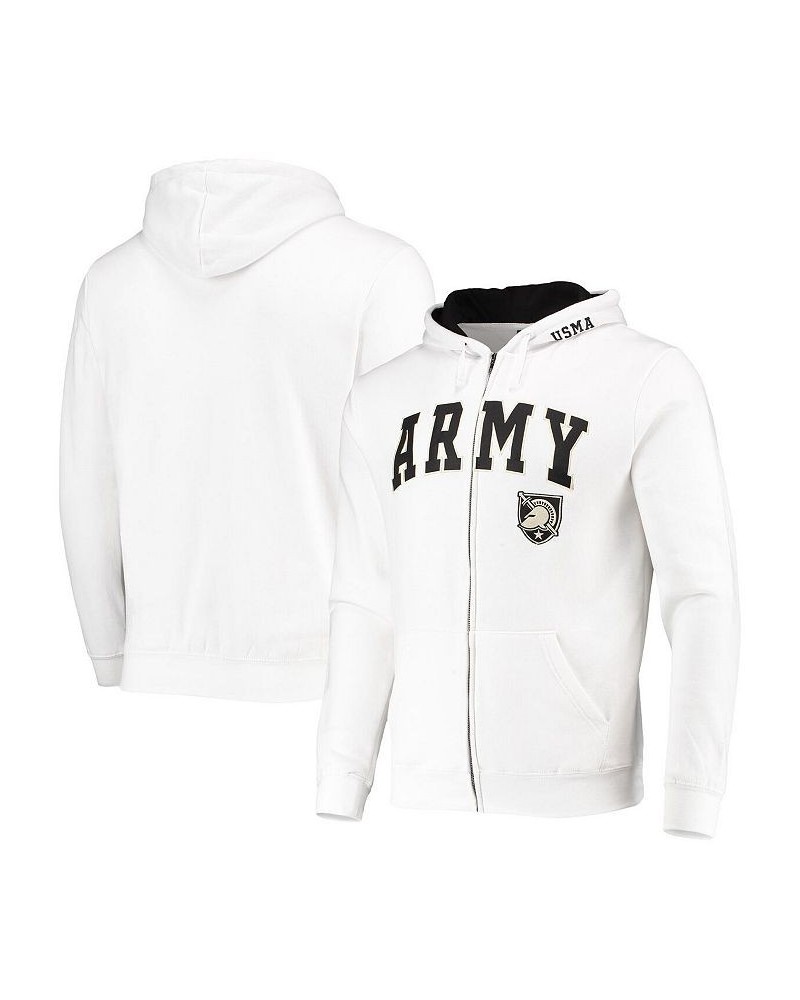 Men's White Army Black Knights Arch and Logo 3.0 Full-Zip Hoodie $24.00 Sweatshirt