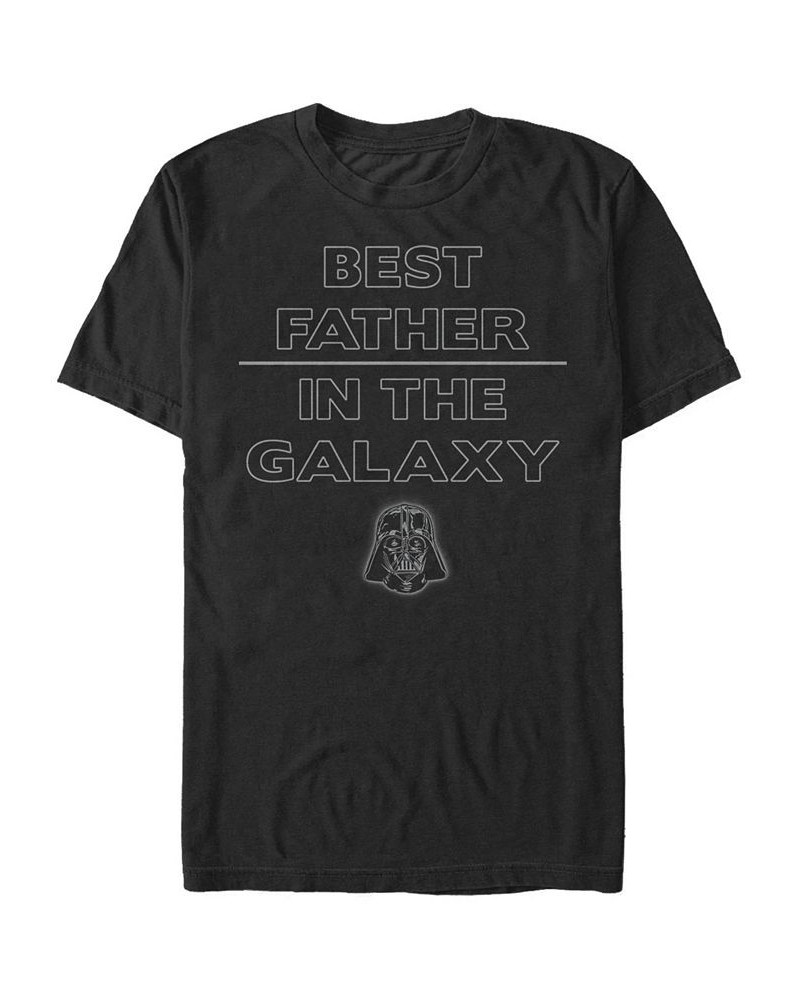 Men's Star Dad Short Sleeve Crew T-shirt Black $20.64 T-Shirts