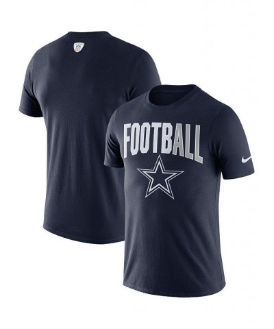 Men's Dallas Cowboys Sideline All Football Performance T-shirt - Navy $20.79 T-Shirts