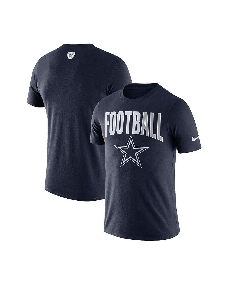 Men's Dallas Cowboys Sideline All Football Performance T-shirt - Navy $20.79 T-Shirts