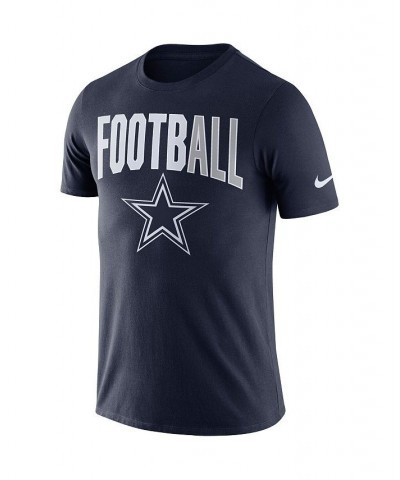 Men's Dallas Cowboys Sideline All Football Performance T-shirt - Navy $20.79 T-Shirts