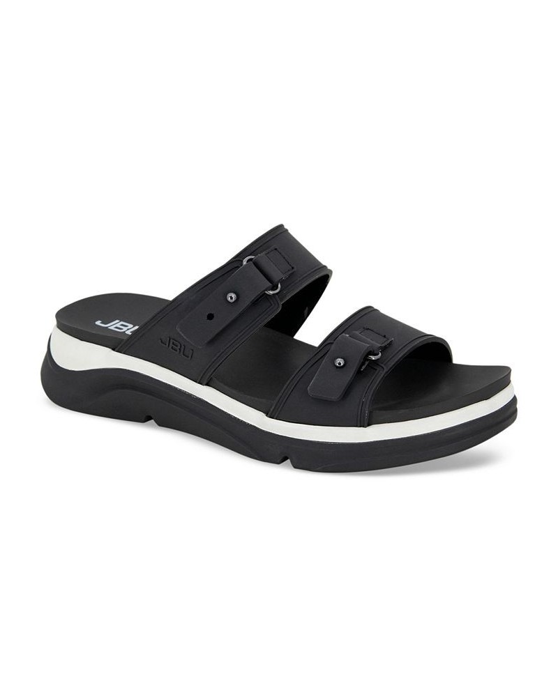 Fenton Water-Ready Sport Slide Sandals Black $47.17 Shoes