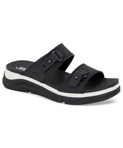 Fenton Water-Ready Sport Slide Sandals Black $47.17 Shoes