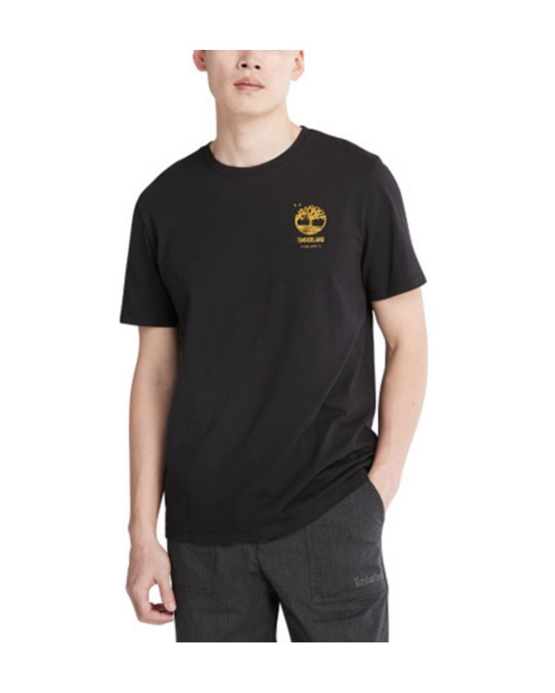 Men's Brand Carrier Back Graphic T-Shirt Black $21.00 T-Shirts