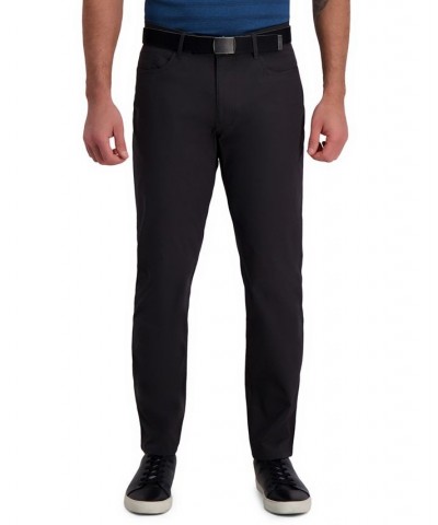 The Active Series™ City Flex Traveler Slim Fit Flat Front 5-Pocket Casual Pant (Ripstop) Silver $24.20 Pants