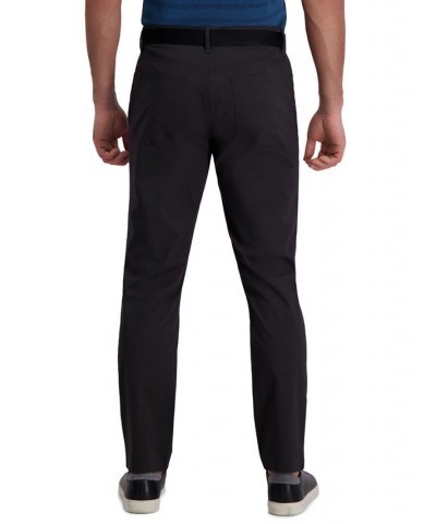 The Active Series™ City Flex Traveler Slim Fit Flat Front 5-Pocket Casual Pant (Ripstop) Silver $24.20 Pants