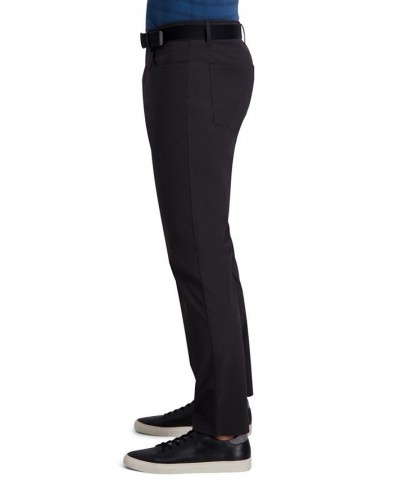 The Active Series™ City Flex Traveler Slim Fit Flat Front 5-Pocket Casual Pant (Ripstop) Silver $24.20 Pants