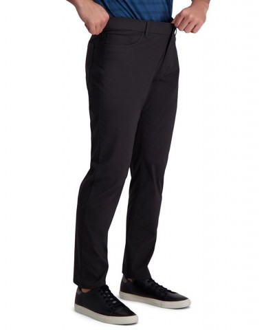 The Active Series™ City Flex Traveler Slim Fit Flat Front 5-Pocket Casual Pant (Ripstop) Silver $24.20 Pants