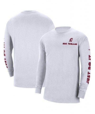 Men's White USC Trojans Heritage Max 90 Long Sleeve T-shirt $18.00 T-Shirts