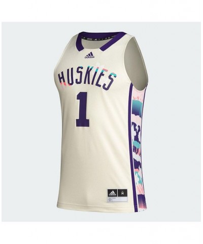 Men's 1 Khaki Washington Huskies Honoring Black Excellence Basketball Jersey $41.00 Jersey