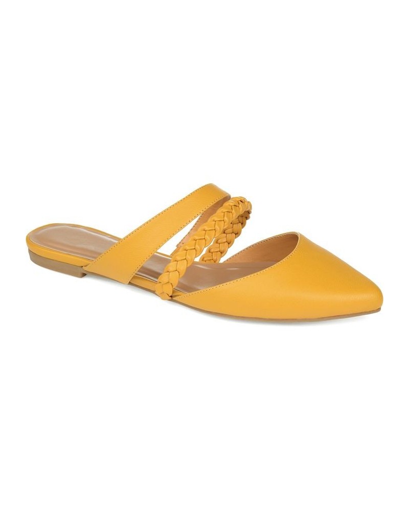 Women's Olivea Slides Yellow $36.80 Shoes