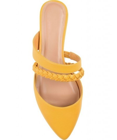 Women's Olivea Slides Yellow $36.80 Shoes