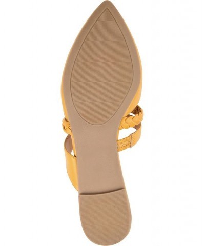 Women's Olivea Slides Yellow $36.80 Shoes