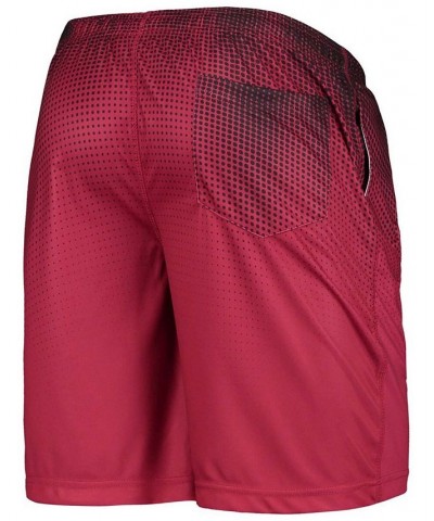 Men's Cardinal and Black Arizona Cardinals Pixel Gradient Training Shorts $26.49 Shorts