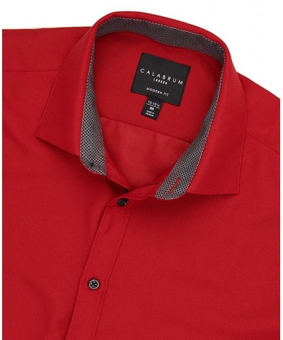 Men's Regular Fit Performance Solid Wrinkle Free Dress Shirt PD03 $13.92 Dress Shirts