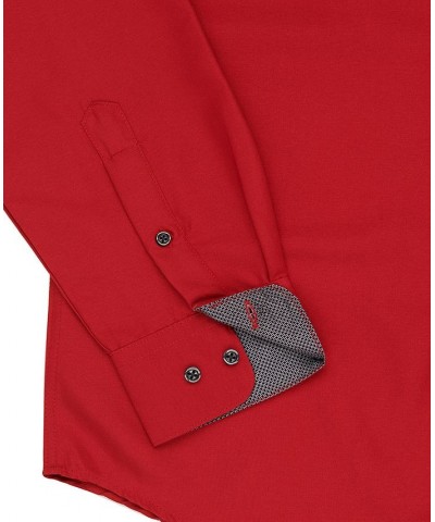 Men's Regular Fit Performance Solid Wrinkle Free Dress Shirt PD03 $13.92 Dress Shirts