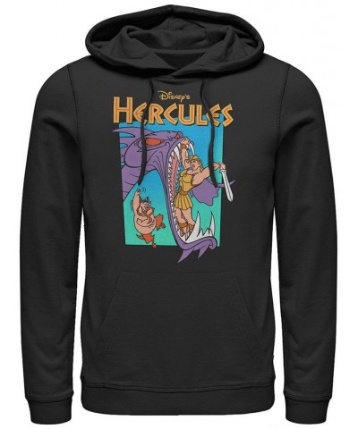 Disney Men's Hercules Hydra Slayer, Pullover Hoodie Black $32.34 Sweatshirt