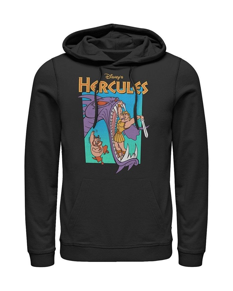 Disney Men's Hercules Hydra Slayer, Pullover Hoodie Black $32.34 Sweatshirt