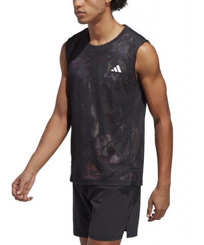 Men's Melbourne Tennis Slim-Fit Sleeveless Performance T-Shirt Blue $35.70 T-Shirts