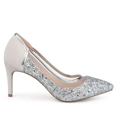 Women's Kalani Heels Silver $46.00 Shoes