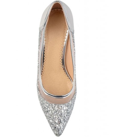 Women's Kalani Heels Silver $46.00 Shoes