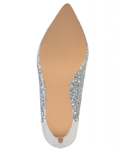 Women's Kalani Heels Silver $46.00 Shoes