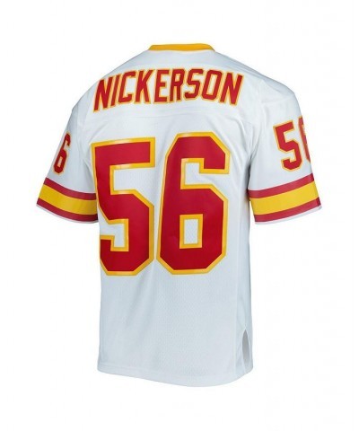 Men's Hardy Nickerson White Tampa Bay Buccaneers 1996 Legacy Replica Jersey $56.10 Jersey