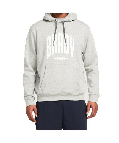 Men's Gray Varsity Pullover Hoodie $49.35 Sweatshirt