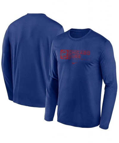 Men's Royal Chicago Cubs Authentic Collection Performance Long Sleeve T-shirt $29.49 T-Shirts