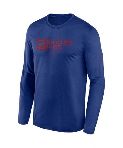 Men's Royal Chicago Cubs Authentic Collection Performance Long Sleeve T-shirt $29.49 T-Shirts