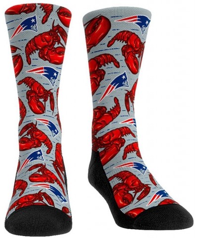 Men's and Women's New England Patriots Localized Food Multi Crew Socks $15.59 Socks