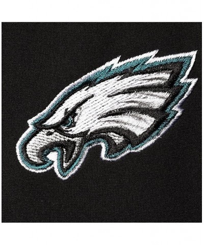 Men's Black and Gray Philadelphia Eagles Big and Tall Alpha Full-Zip Hoodie Jacket $45.04 Jackets