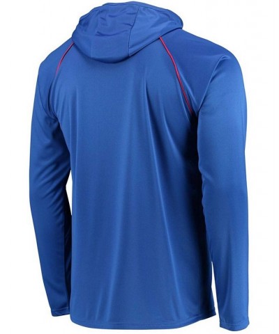 Men's Royal Buffalo Bills Raglan Long Sleeve Hoodie T-shirt $30.55 T-Shirts