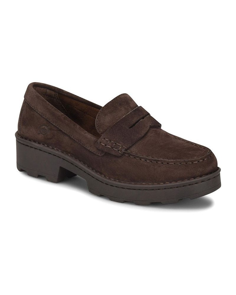 Women's Carerra Comfort Loafers Brown $58.00 Shoes