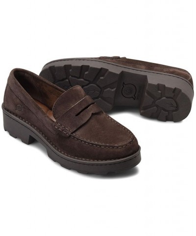 Women's Carerra Comfort Loafers Brown $58.00 Shoes