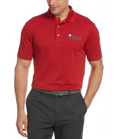 Men's Big & Tall AirFlux™ Solid Mesh Golf Polo Chili Pepper $17.05 Polo Shirts